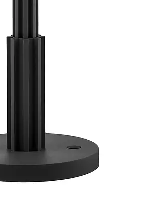 ALESSI | Tischleuchte Aldo Rossi Alu Schwarz Glas | 